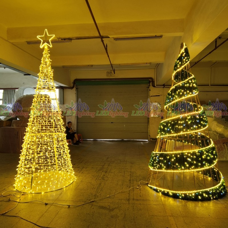 RGB Tree Light Factory - Innovative Programmable DMX Control City