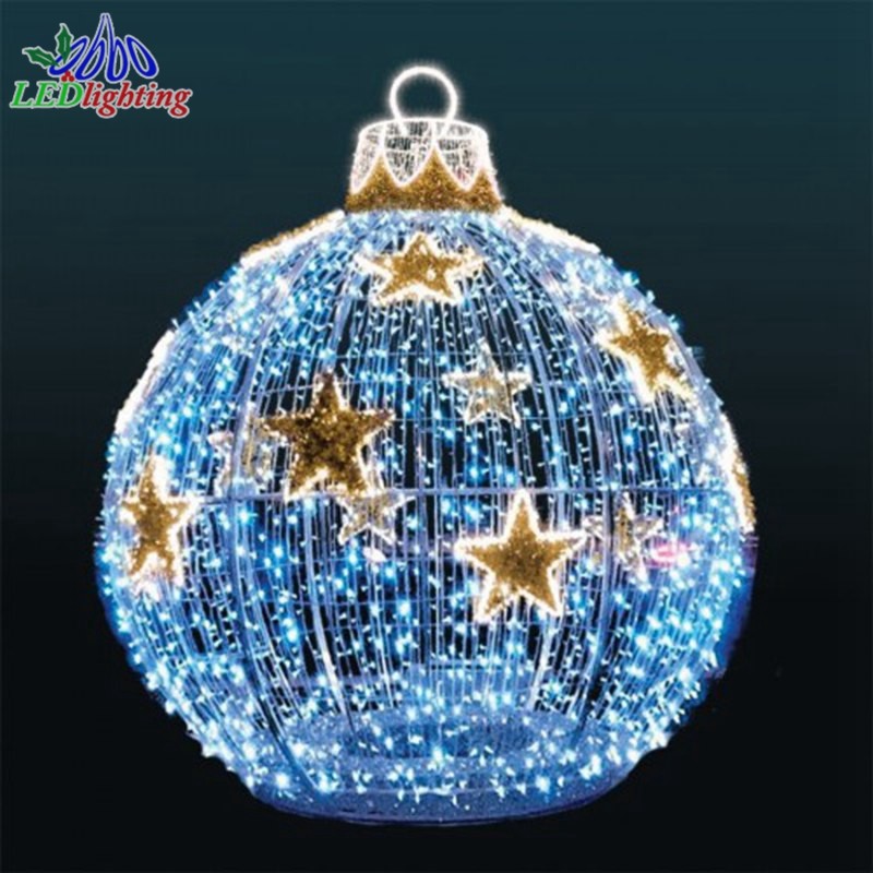Christmas Ornament Factory - Wholesale 3D LED Ball Hotel Plaza