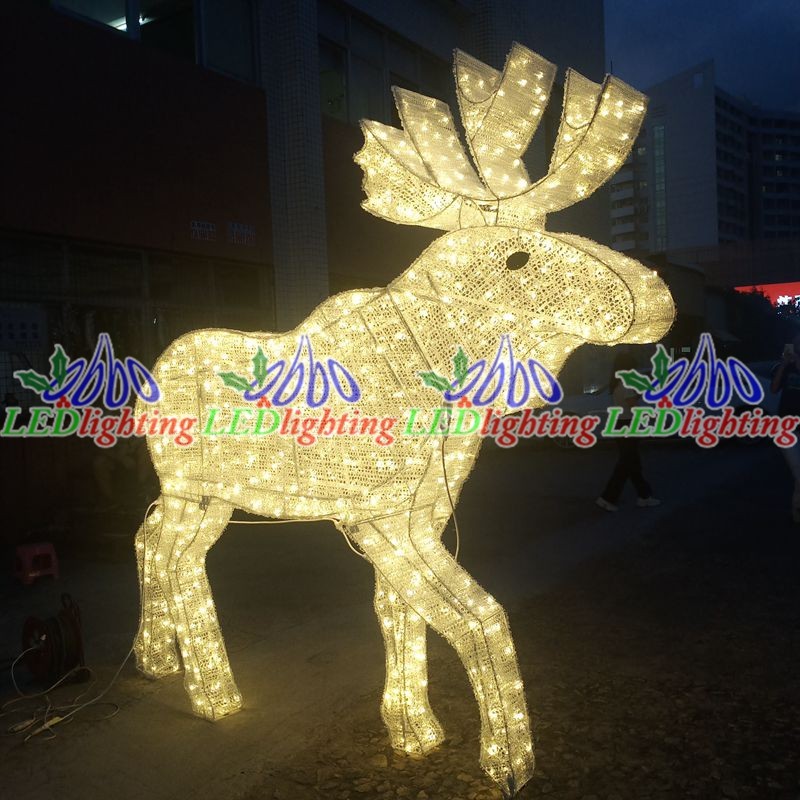 Reindeer Sculpture Manufacturer - Elegant Warm White IP65 Waterproof