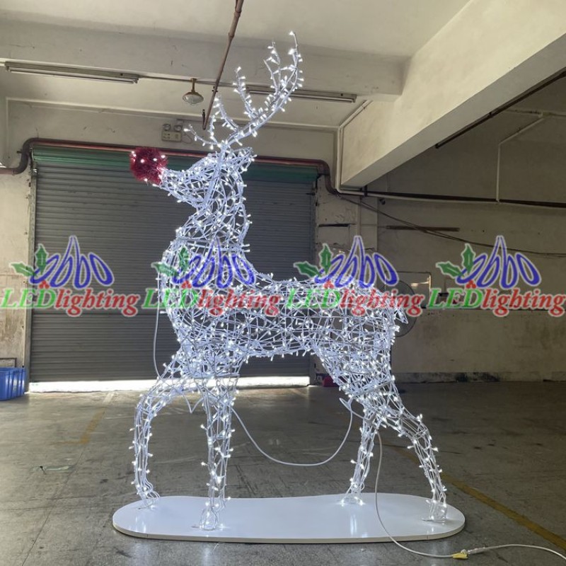 LED Deer Light Factory - Custom Made Large 3D Illuminated Family