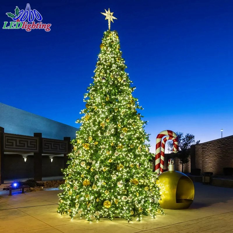 LED Tree Light Factory - Large 3D Towering Artificial Metal