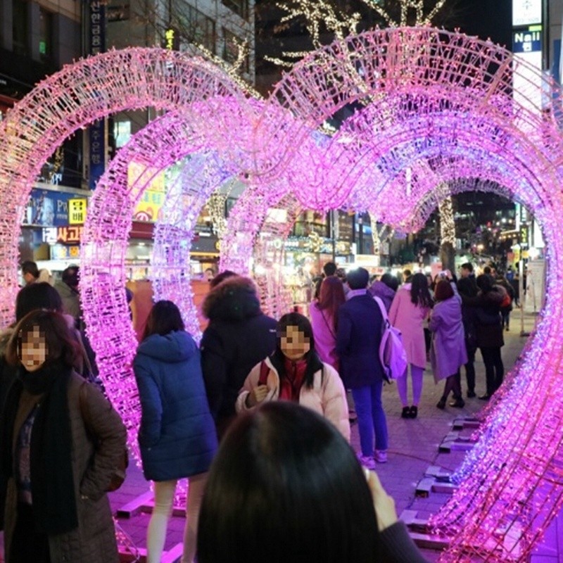 LED Tunnel Light Manufacturer - 2024 Outdoor 3d Led Heart-shaped