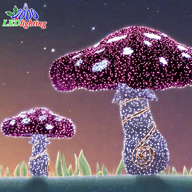 Water Curtain Light Manufacturer - Induction Mushroom Cloud Decorative