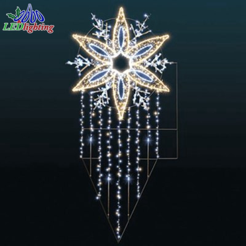 Pole Motif Light Manufacturer - Handcrafted Custom Made 2D Outdoor