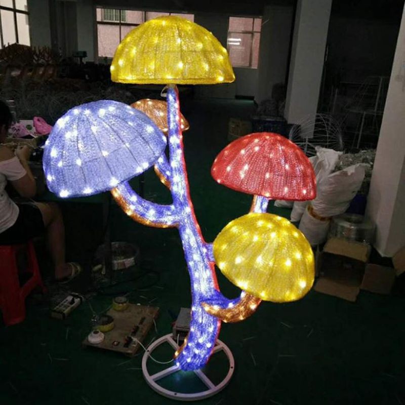 LED Mushroom Light Manufacturer - Outdoor Shopping Multicolor Decoration