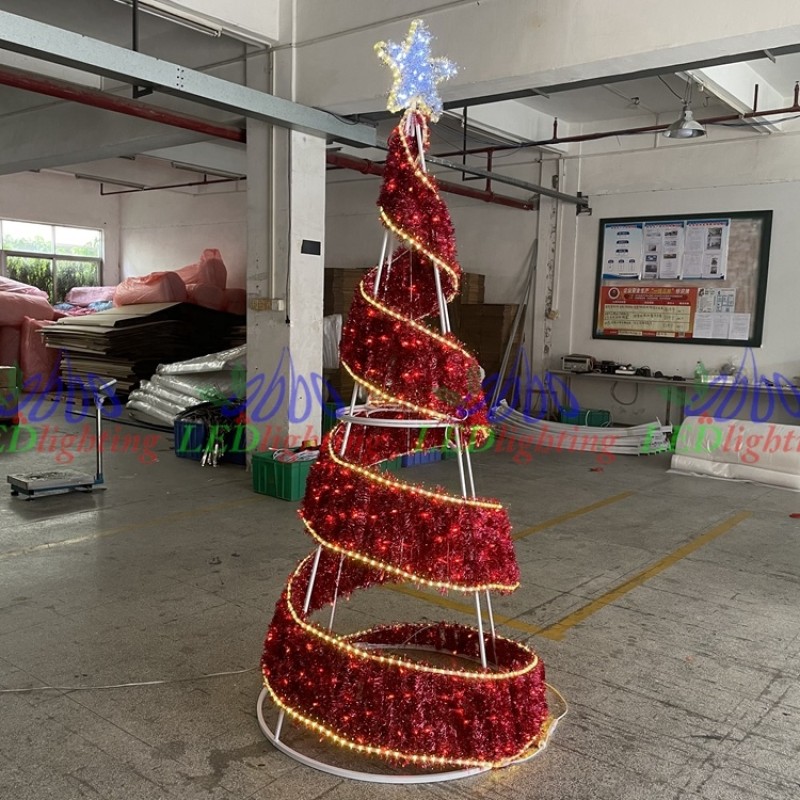 LED Tree Lights Manufacturer - Large Christmas Tree Outdoor Shopping