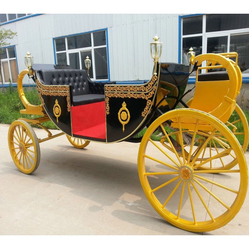 Horse Carriage Factory - Deluxe Golden Royal Trailer