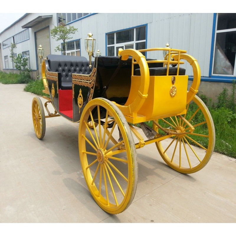 Horse Carriage Factory - Deluxe Golden Royal Trailer