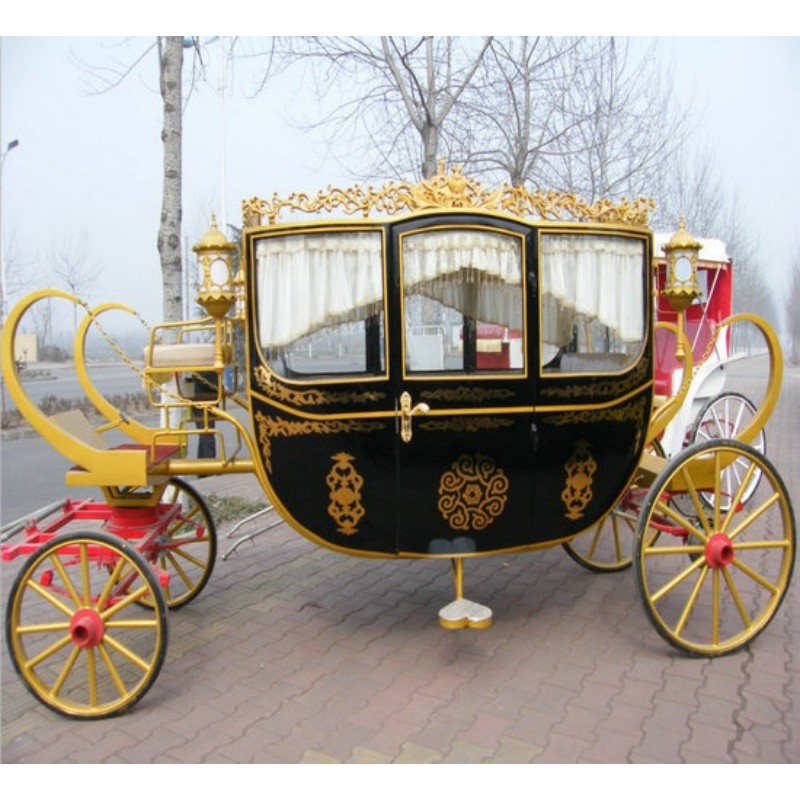 Horse Carriage Factory - Deluxe Golden Royal Trailer