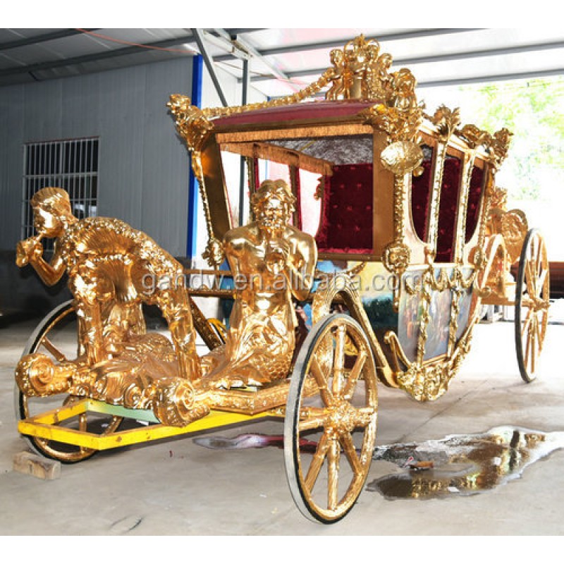 Horse Carriage Factory - Deluxe Golden Royal Trailer