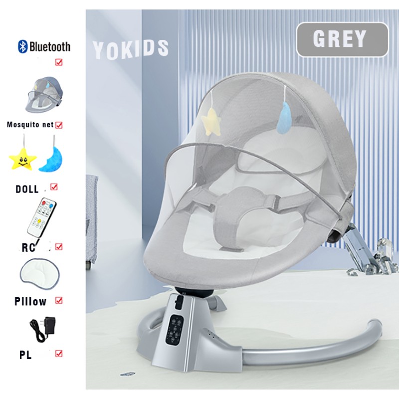 Baby Bassinet Factory - Remote Control Music Cradle Swing