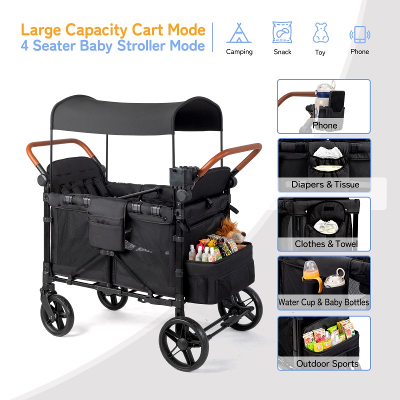 Folding Wagon Factory - Baby 4 Seats Camping Canopy