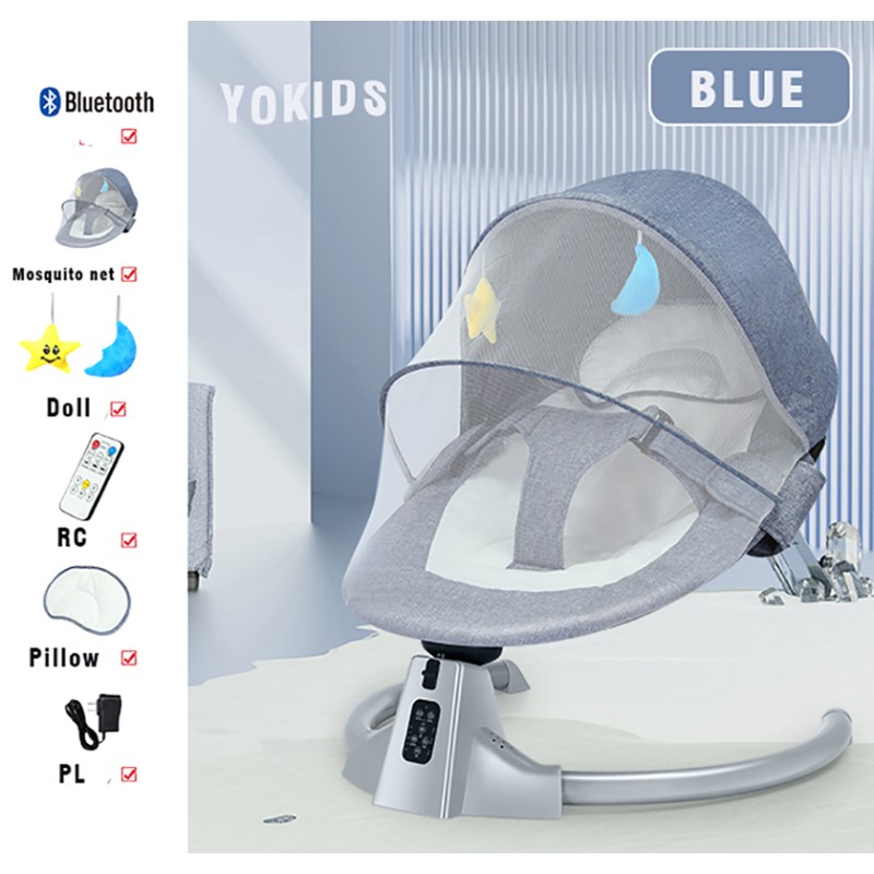 Baby Bassinet Factory - Remote Control Music Cradle Swing