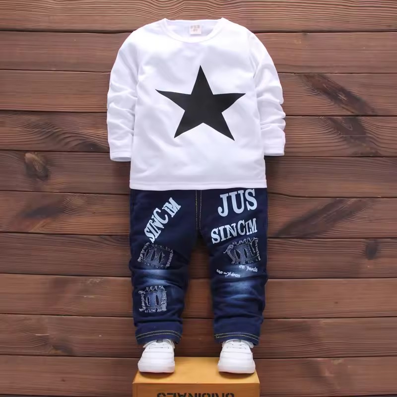 Boys Suits Factory - Wholesale Casual Denim 3 Pcs Sets