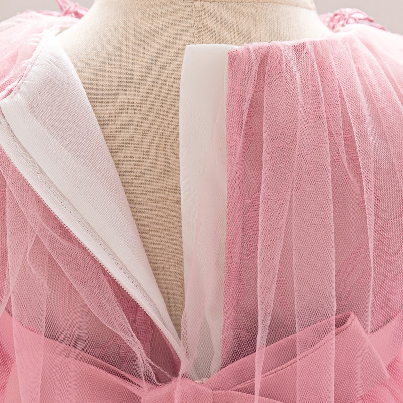 Cotton Dress Factory - Jacquard Pattern 3D Appliques Casual