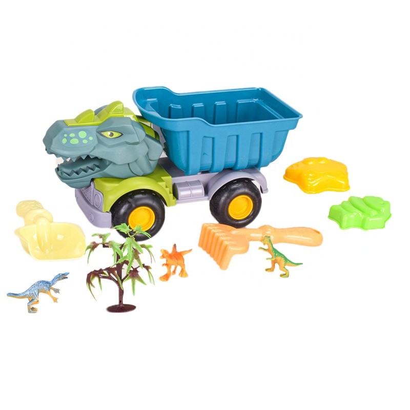 Beach Toy Factory - 11pcs Dinosaur Truck Tools