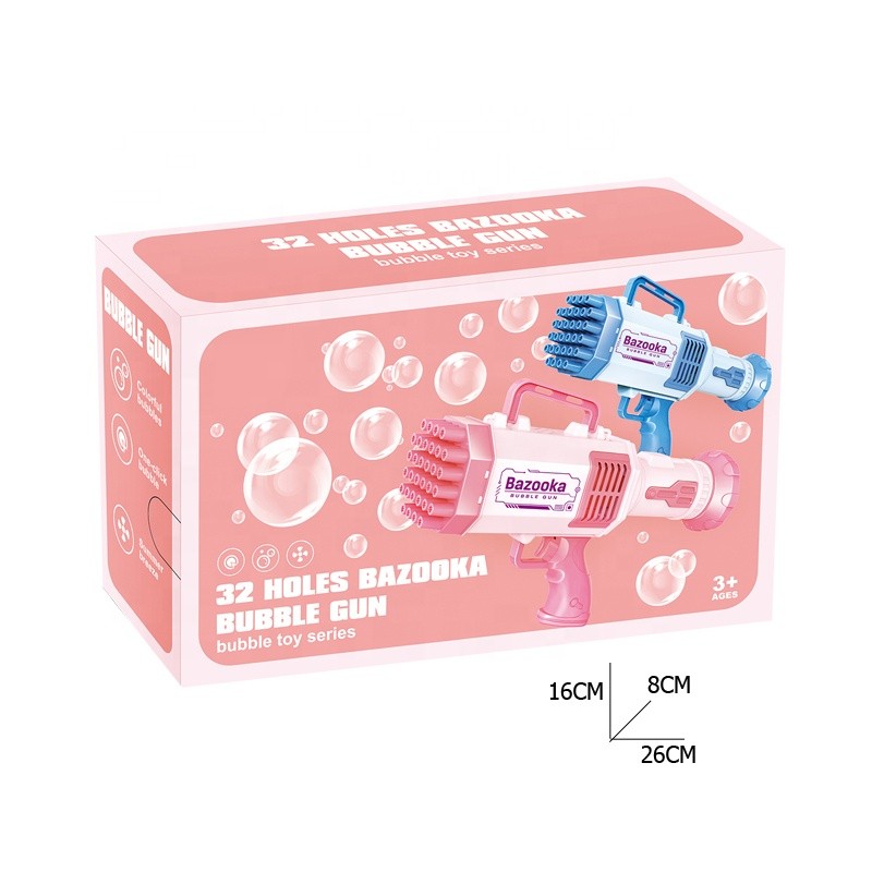 Bubble Gun Manufacturer - Fully Automatic 32 Holes