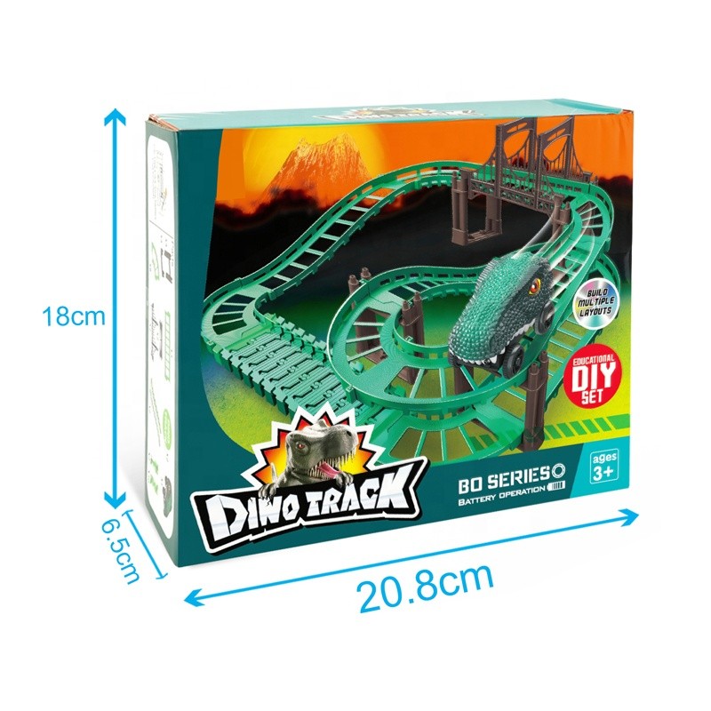 Toy Train Set Factory - Electric Dinosaur Track Plastic