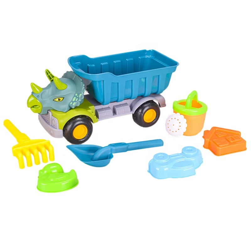 Beach Toy Factory - 11pcs Dinosaur Truck Tools