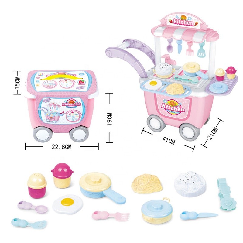 Kitchen Play Set Factory - 2 in 1 Plastic Cooking