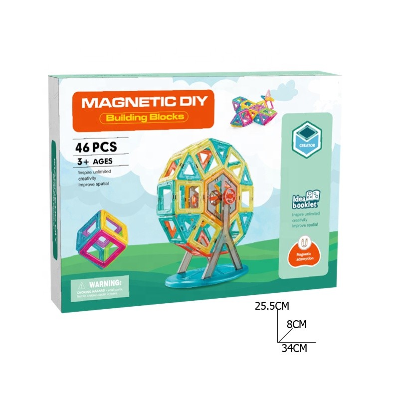 Magnetic Tiles Factory - Colorful Plastic Glass Material