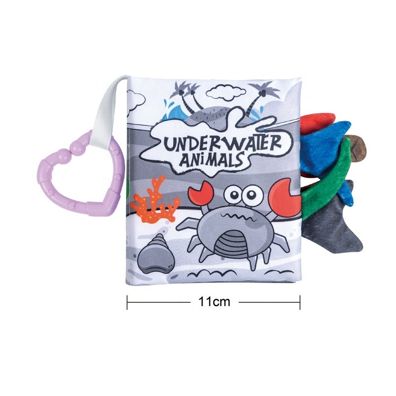 Baby Cloth Book Manufacturer - Washable Black White Tails