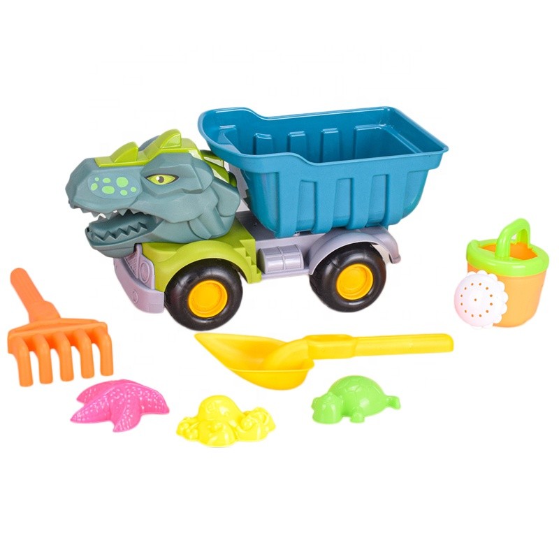 Beach Toy Factory - 11pcs Dinosaur Truck Tools