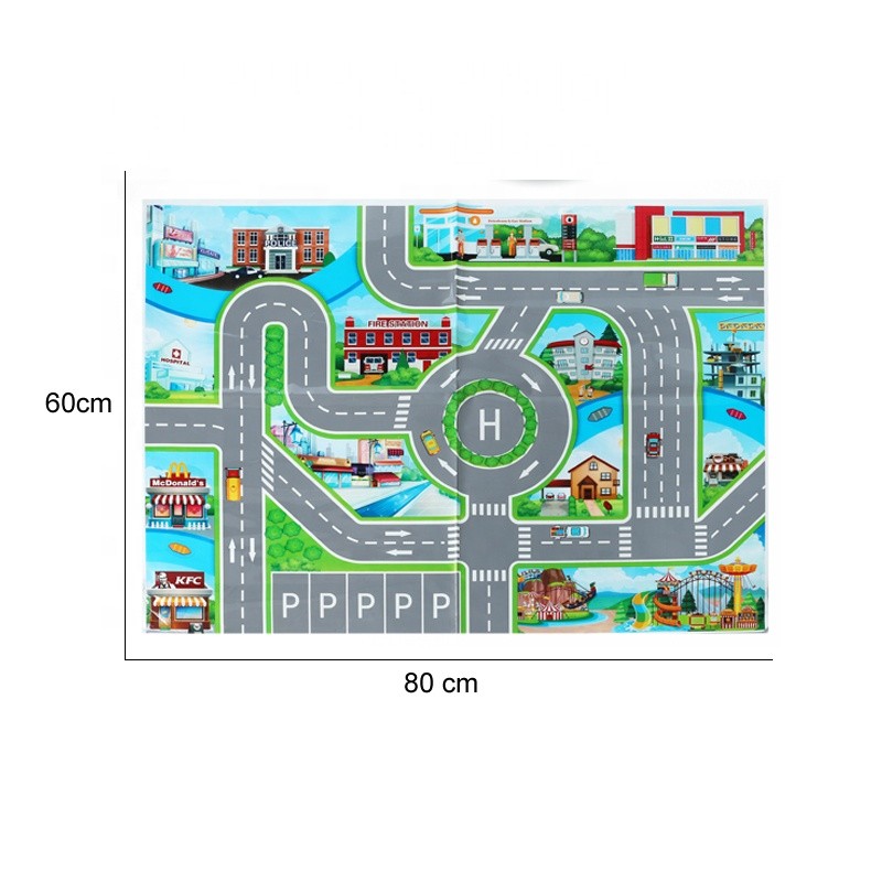 Die Cast Car Factory - 1:64 Map Sliding Friction