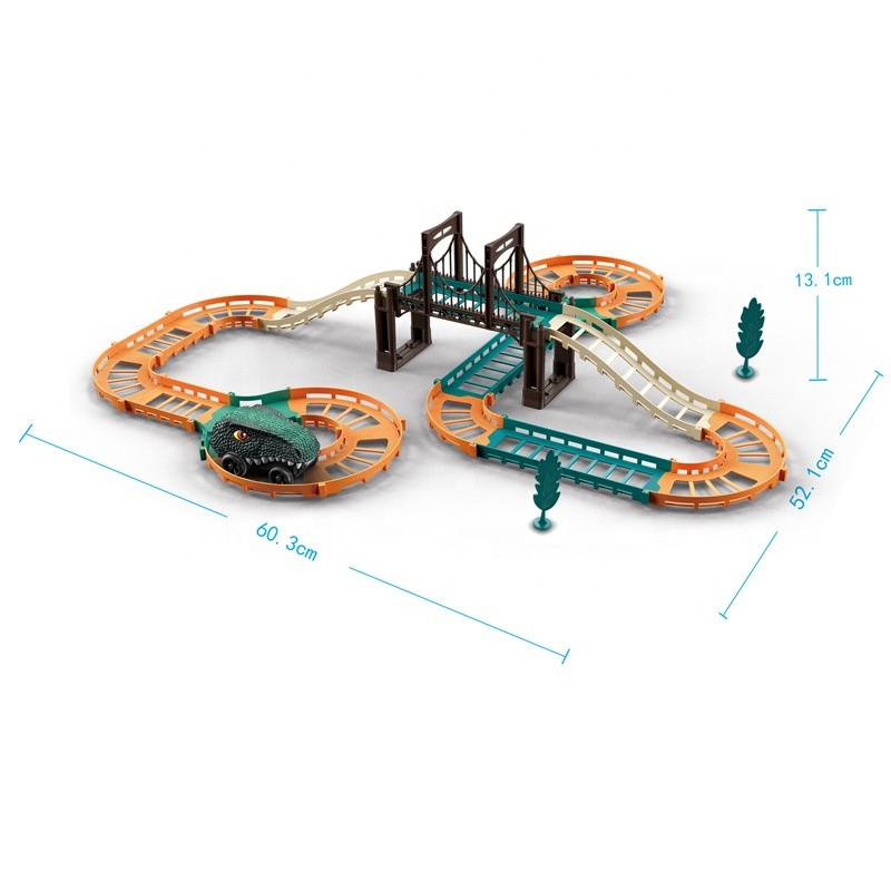 Toy Train Station Factory - Electric Dinosaur Rail Car