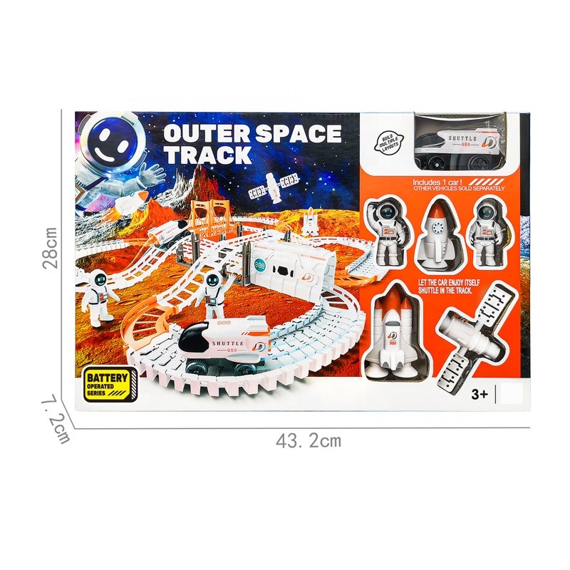 Toy Race Track Factory - Plastic Battery Operated Model