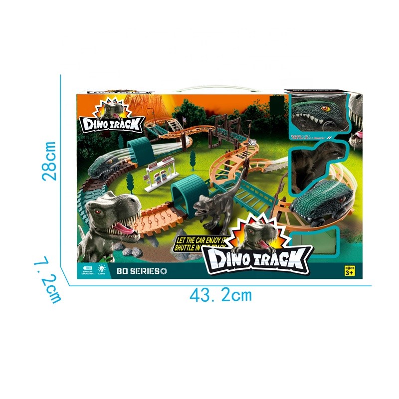 Toy Train Station Factory - Electric Dinosaur Rail Car