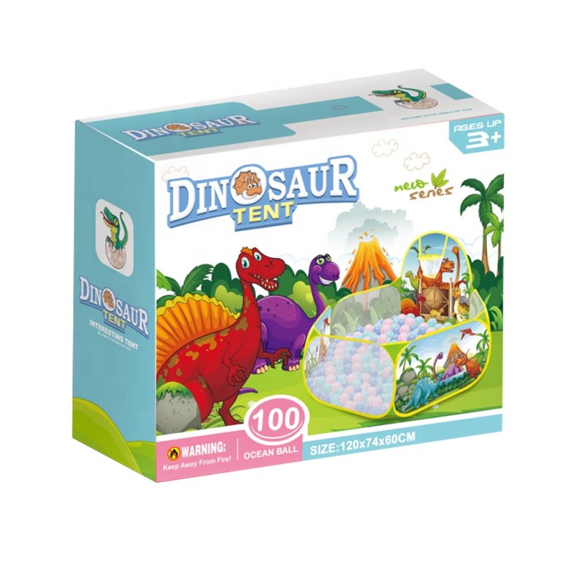 Play Tent Manufacturer - Dinosaur Castle Ocean Balls