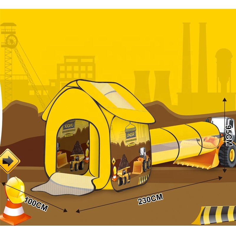 Play Tent Factory - 2 in 1 Pop Up Tunnel