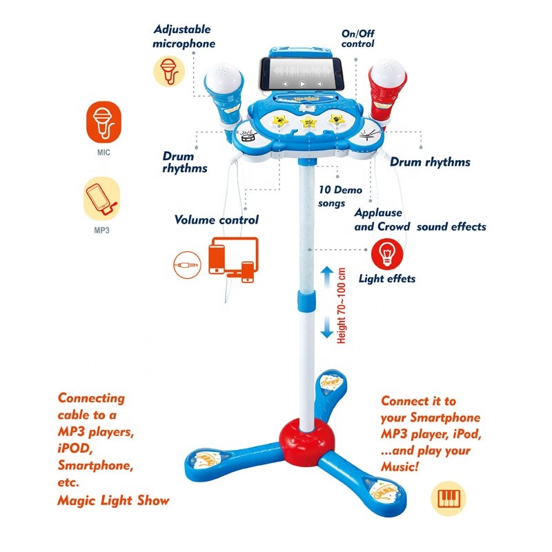 Musical Guitar Manufacturer - 4 String Light Up Plastic