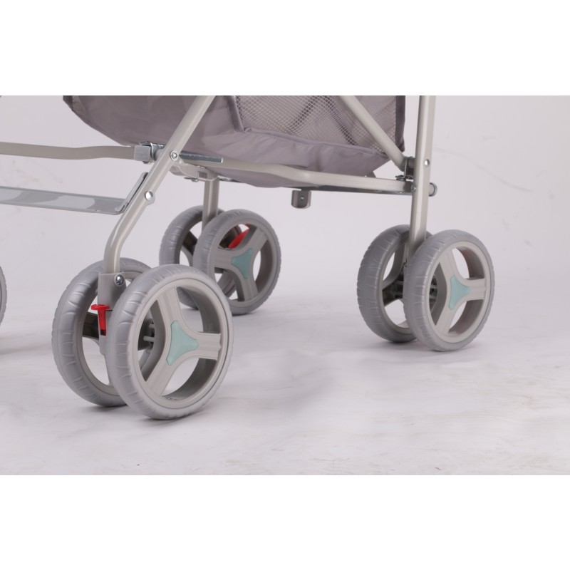 Lightweight Stroller Factory - Double Handles Folding Compact