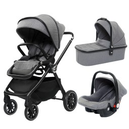 New Design Stroller Factory - 3 in 1 Set Reversible Car Seat