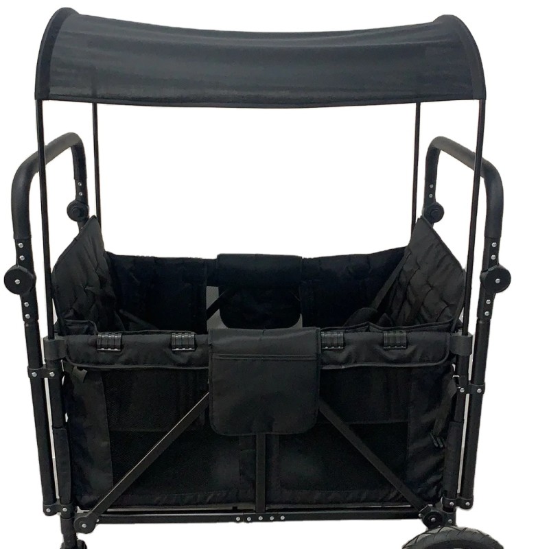 4 Seats Stroller Manufacturer - New Model Folding Wagon With Canopy