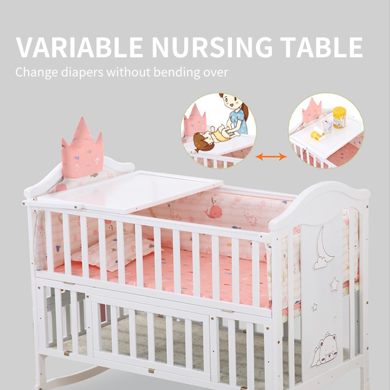 Elegant Cradle Factory - 2022 Designer Newborn Wood Cot