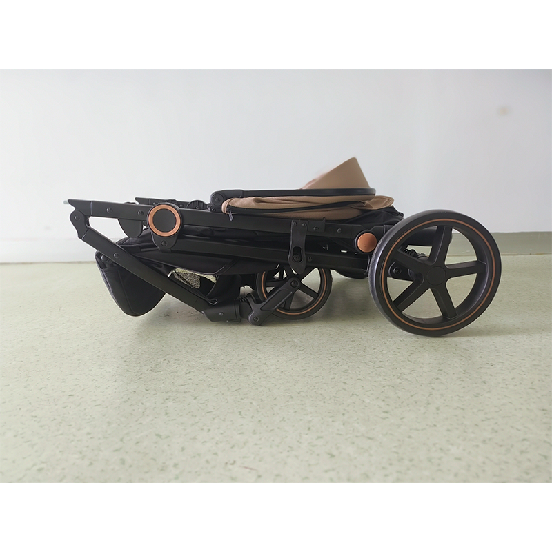 Fashionable Stroller Factory - PU Handles Detachable Front Handle