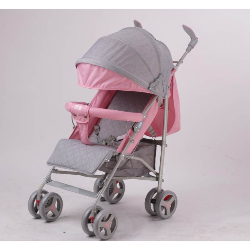 Lightweight Stroller Factory - Double Handles Folding Compact