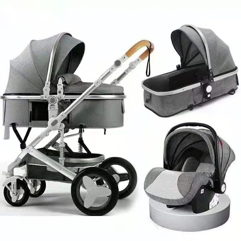 Baby Stroller Set Manufacturer - 3 in 1 Luxury EN 1888 Pram