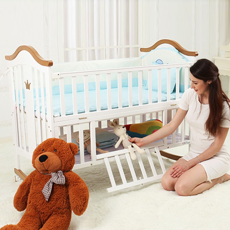 Designer Crib Factory - American Extendable Wood Baby Nest