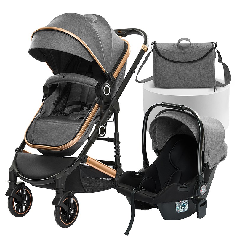 Baby Pram Factory - Classic 3 in 1 High Landscape Travel