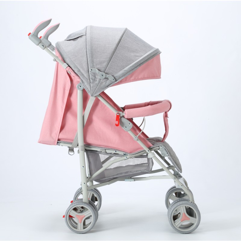 Lightweight Stroller Factory - Double Handles Folding Compact