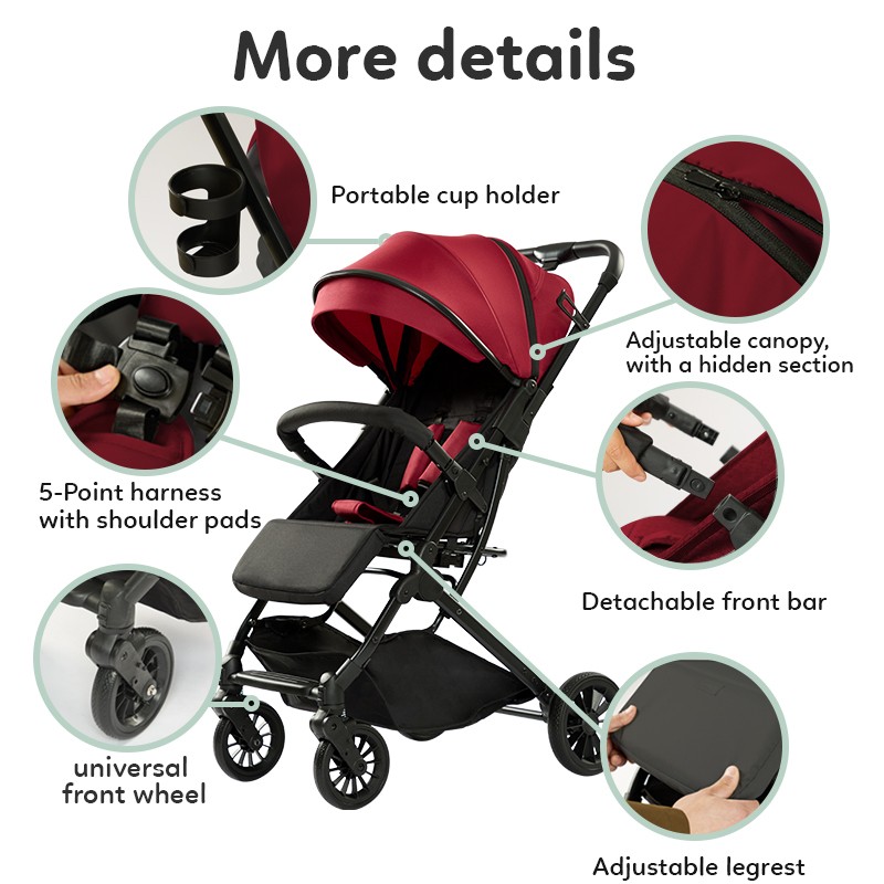 Compact Stroller Manufacturer - Automatic Fold Travel Baby Stroller
