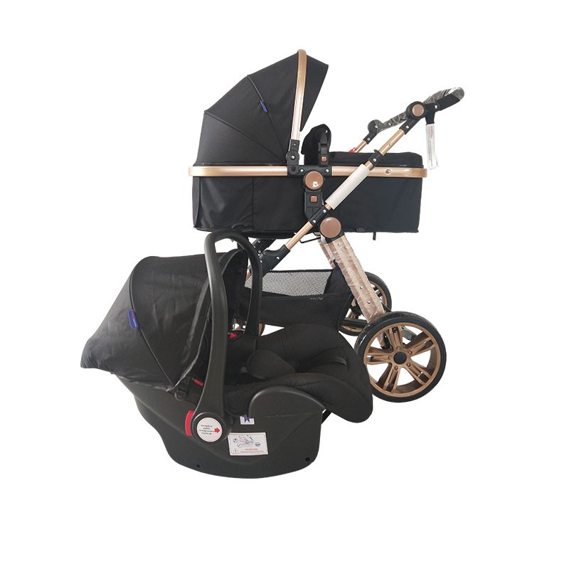 2-in-1 Travel System Factory - High Landscape Foldable Pram