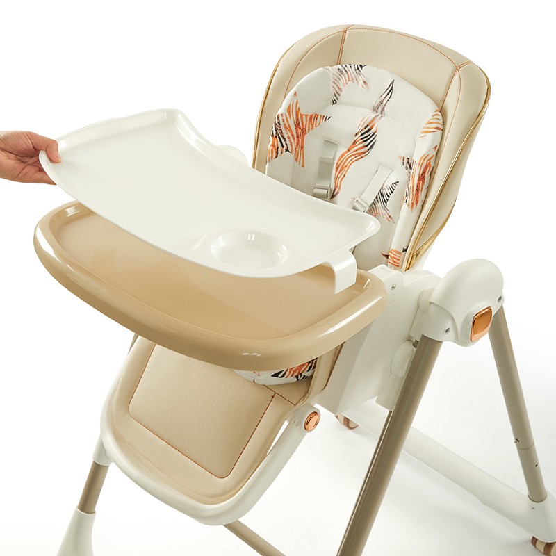 Baby Dining Chair Manufacturer - Customized Foldable Double-layer Tray