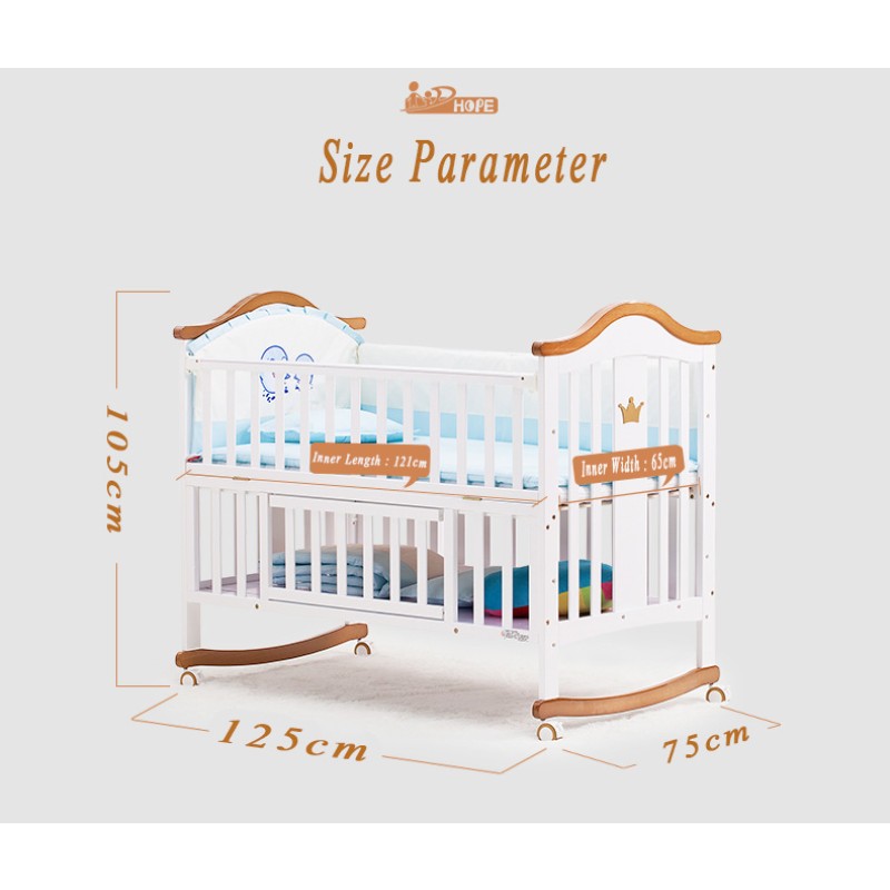 Pine Cot Factory - Wholesale Pine Wood Material White Color