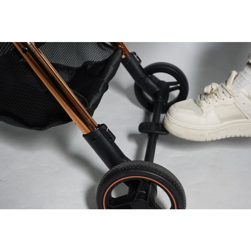 Europe Standard Stroller Manufacturer - PU Leather Adjustable Anex