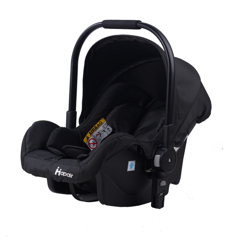 Folding Stroller Factory - Wholesale 3 in 1 Black Extended Canopy